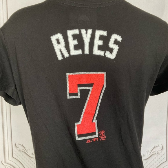 Majestic Genuine Merchandise MLB Miami Marlins Women’s Short Sleeve Shirt Large - Picture 3 of 5